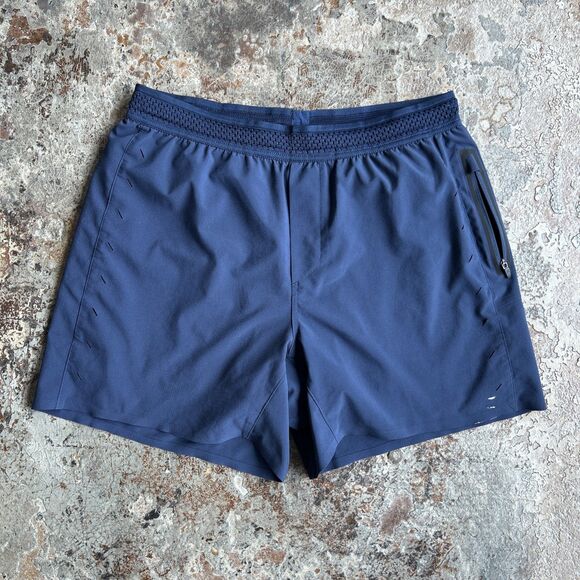 Ten Thousand Session Short 5" With Liner Size Medium Navy Fabric From Italy - Picture 1 of 8